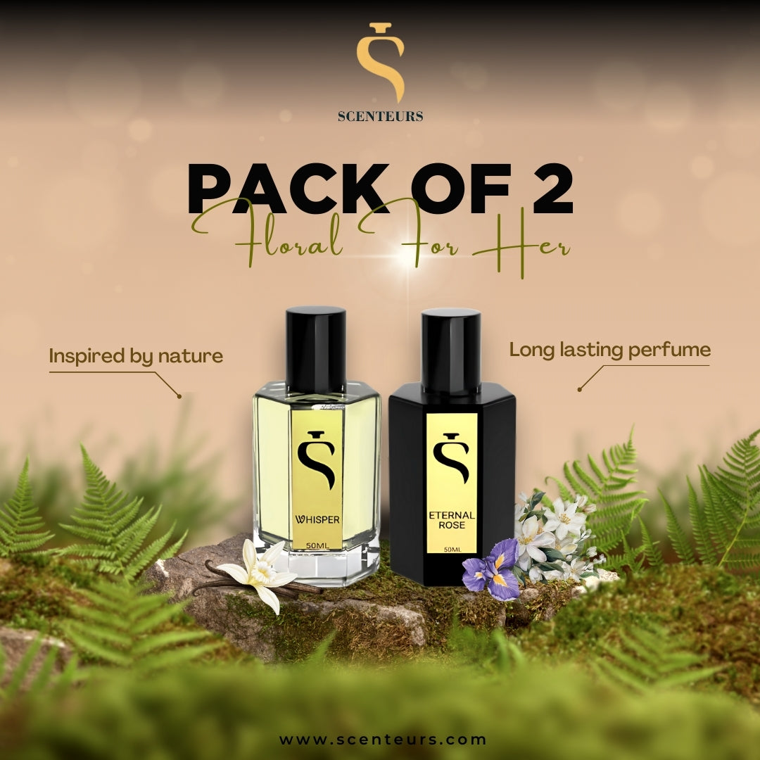 PACK OF 2 - FLORAL FOR HER