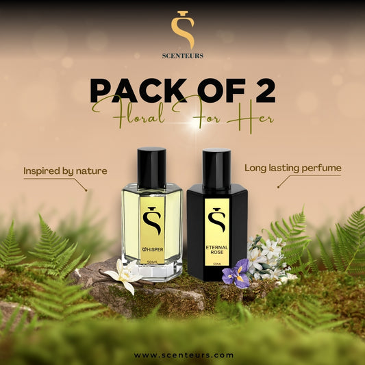 PACK OF 2 - FLORAL FOR HER